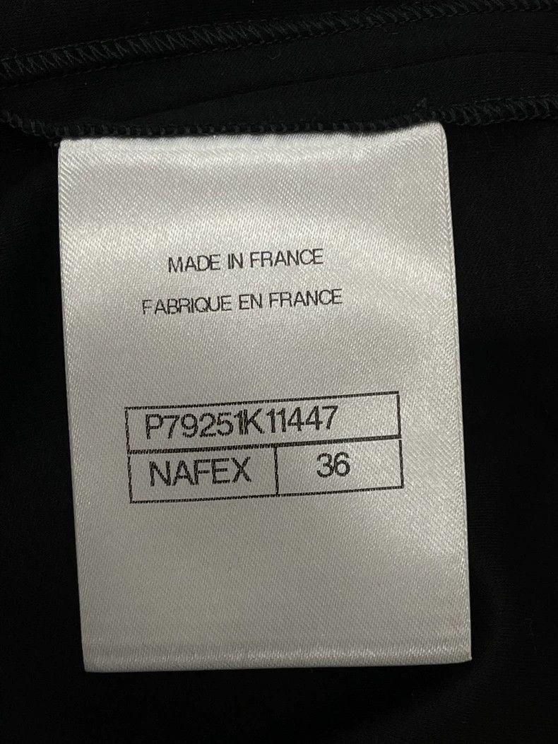 Chanel Chanel 25p Black White Collar Blouse Size US S / EU 44-46 / 1 - 5 Thumbnail