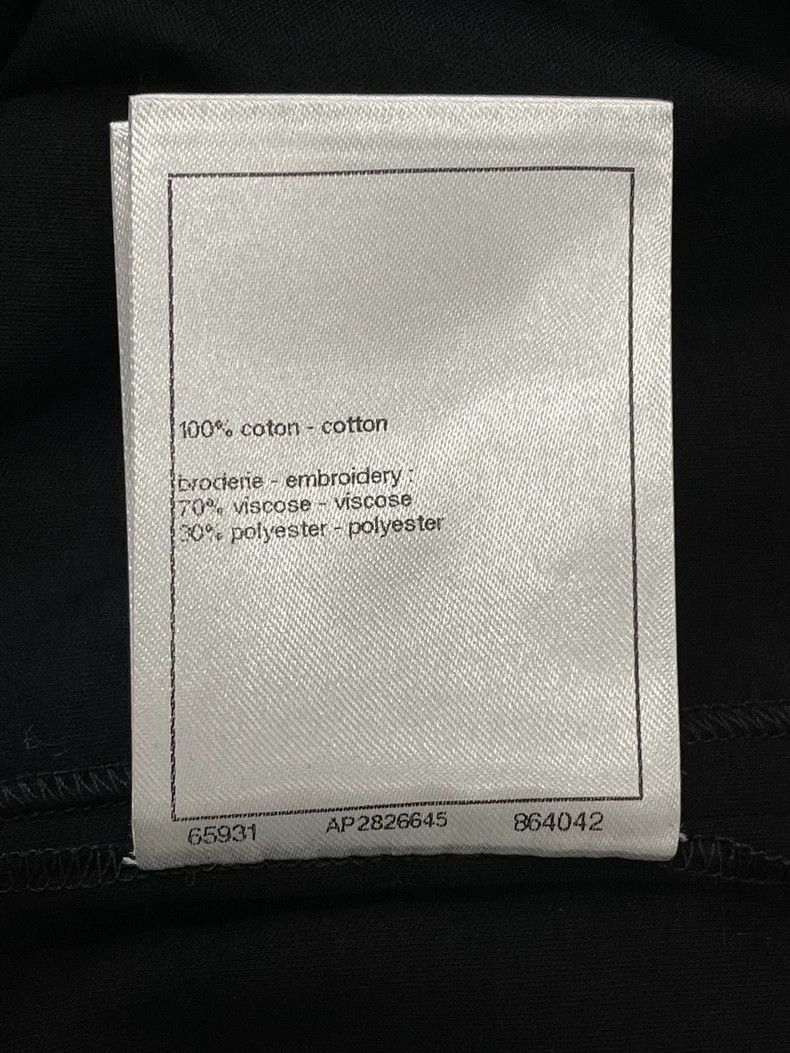 Chanel Chanel 25p Black White Collar Short Sleeve Size US S / EU 44-46 / 1 - 7 Thumbnail