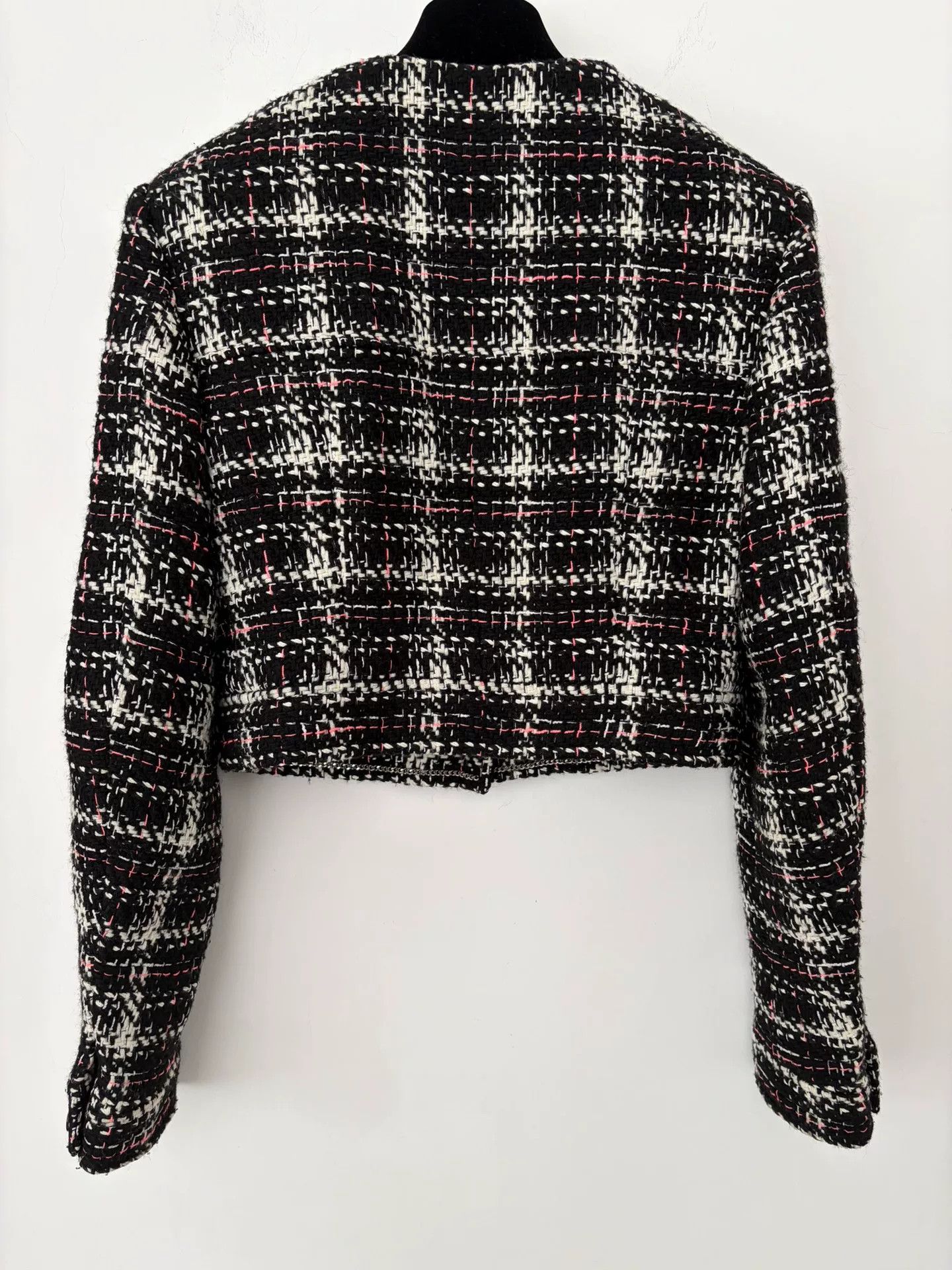 Chanel Chanel 21K Tweed Check Short Jacket Size US XS / EU 42 / 0 - 2 Thumbnail