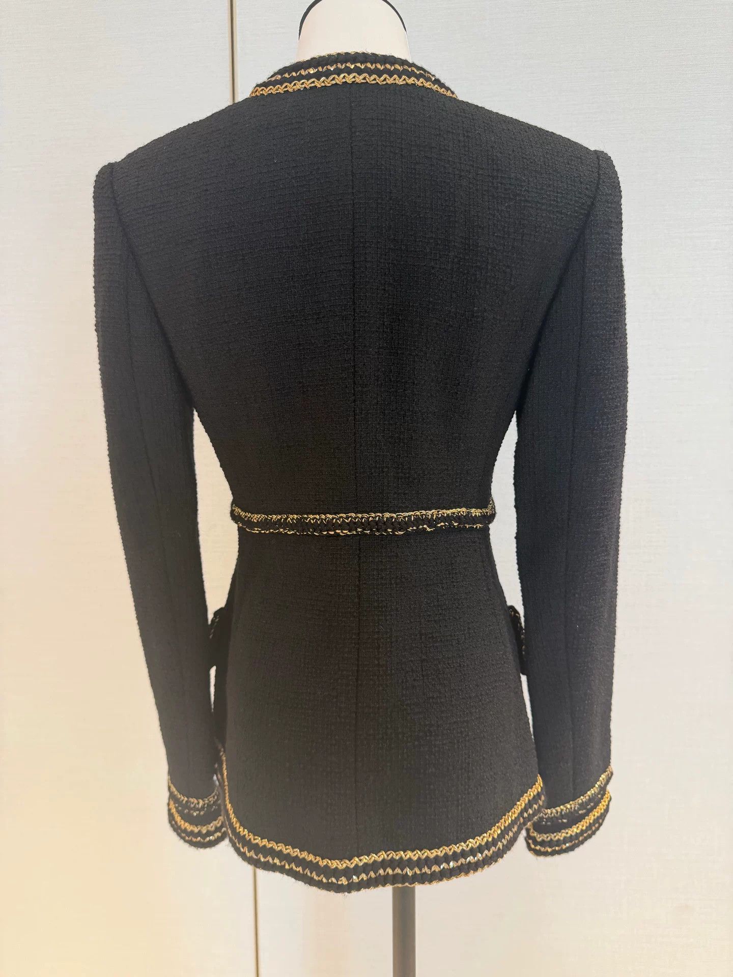 Chanel Chanel Metropolis Black Wool Jacket Size US S / EU 44-46 / 1 - 2 Thumbnail