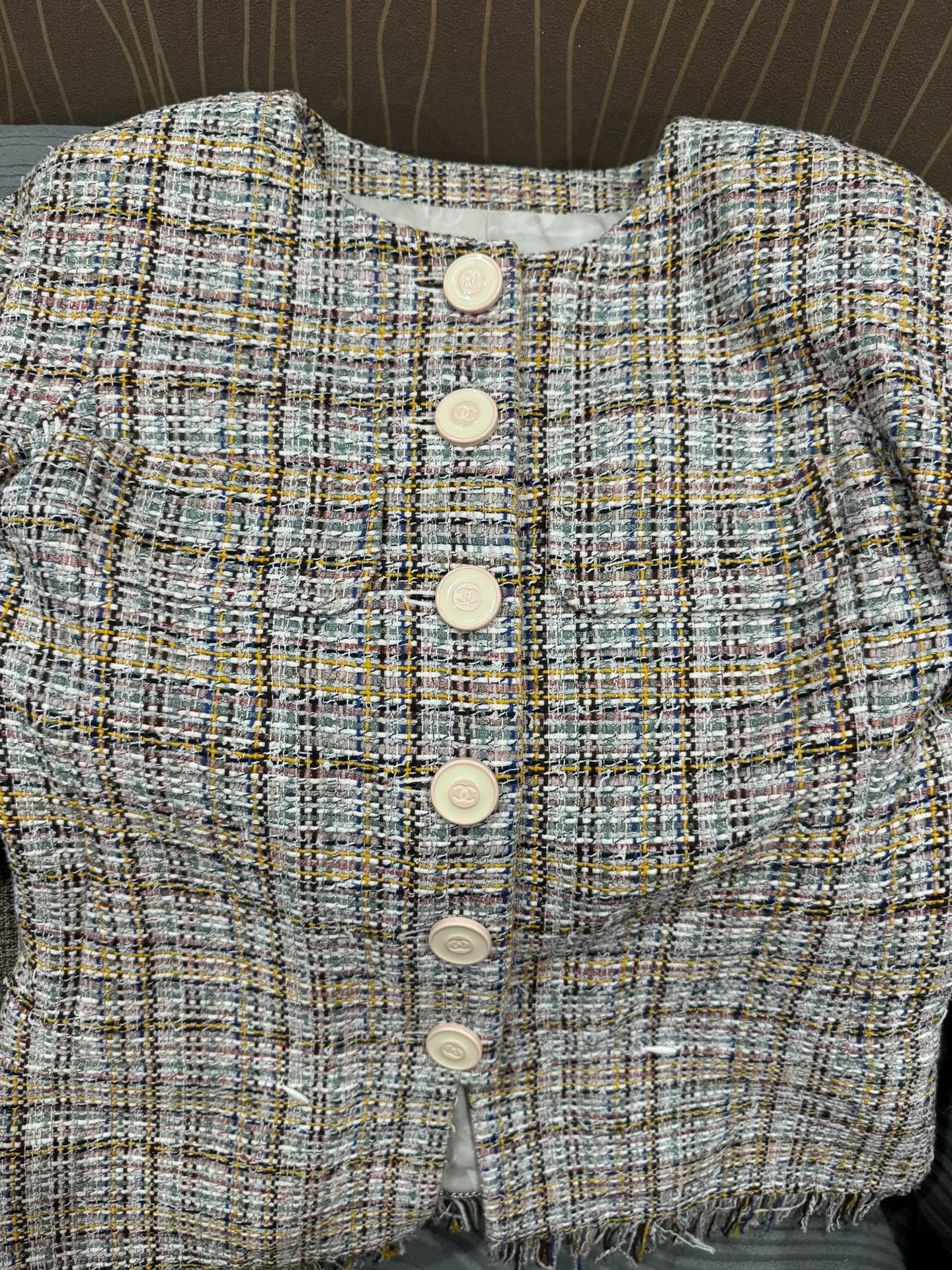 Chanel Chanel Waterfall Tweed Jacket Size 34 Size US XS / EU 42 / 0 - 3 Thumbnail