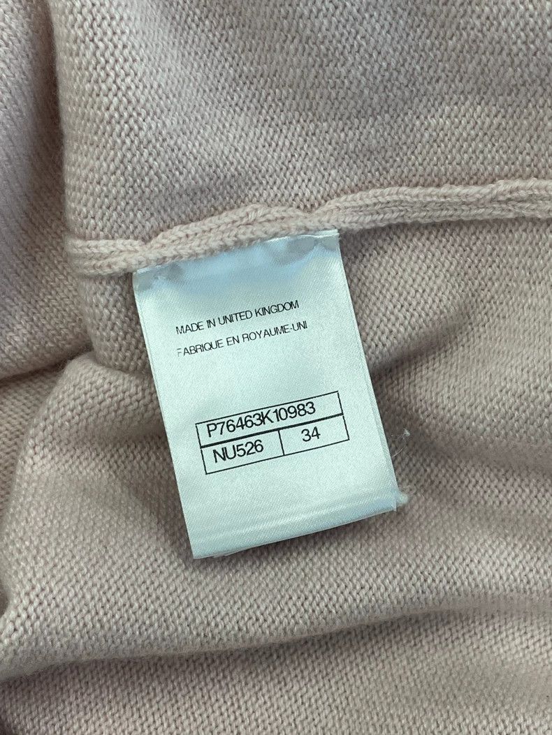 Chanel Chanel Pink Diamond Button Knit Cardigan Size US XS / EU 42 / 0 - 2 Thumbnail