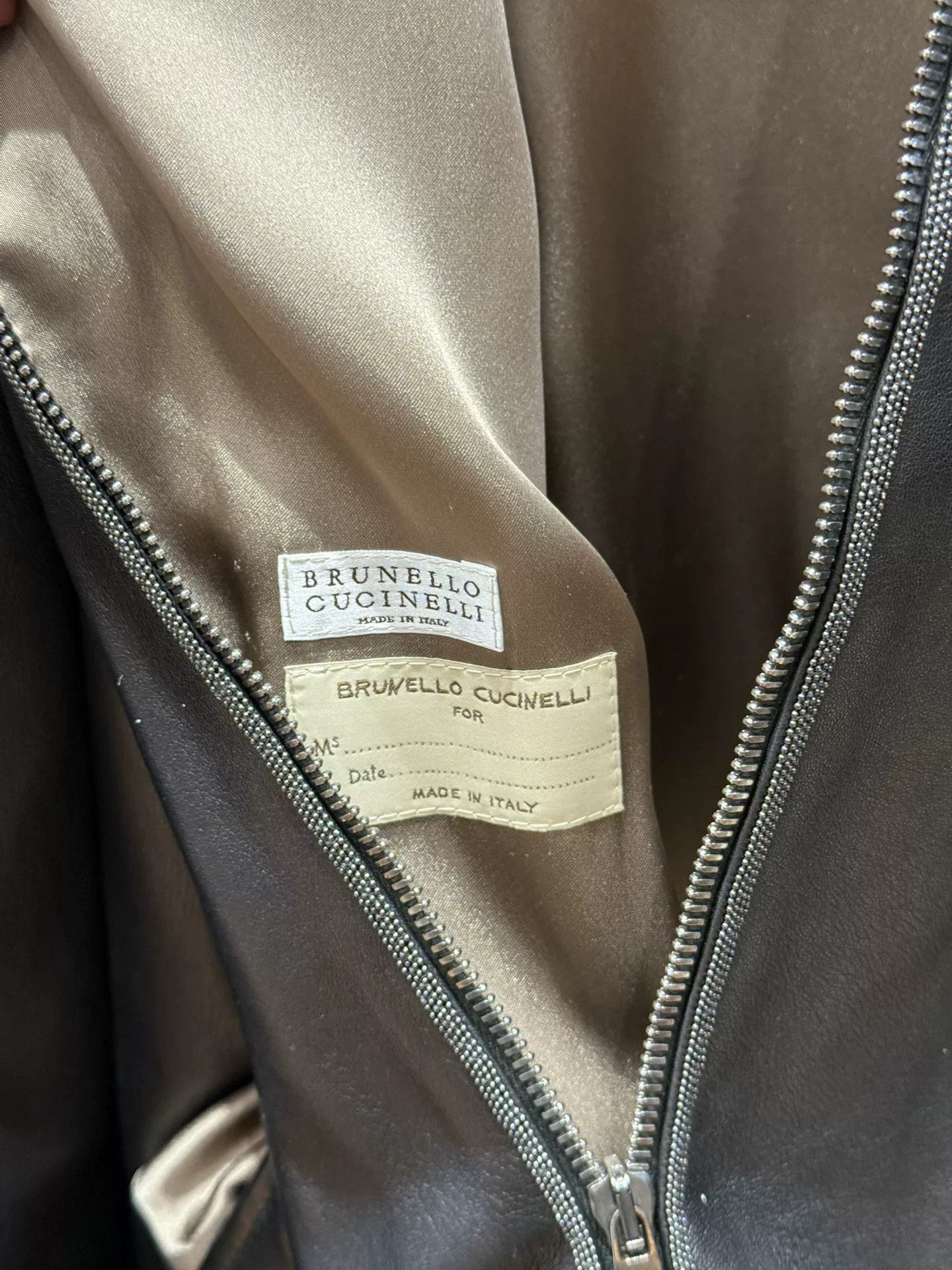 Brunello Cucinelli Brunello Cucinelli Black Leather Jacket Size US XS / EU 42 / 0 - 5 Thumbnail