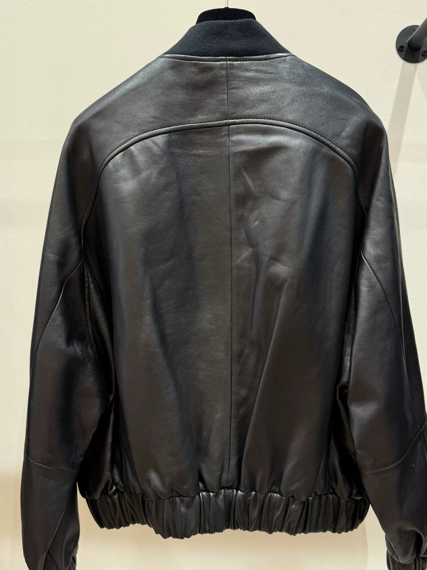 Brunello Cucinelli Brunello Cucinelli Black Leather Jacket Size US XS / EU 42 / 0 - 8 Thumbnail