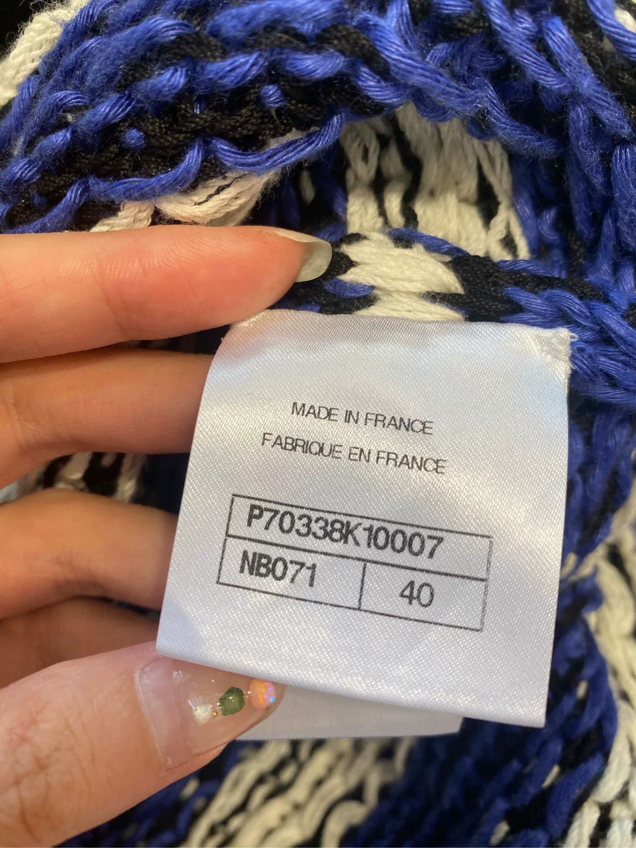 Chanel Chanel 21C Striped Knit Cardigan Size US XL / EU 56 / 4 - 5 Thumbnail