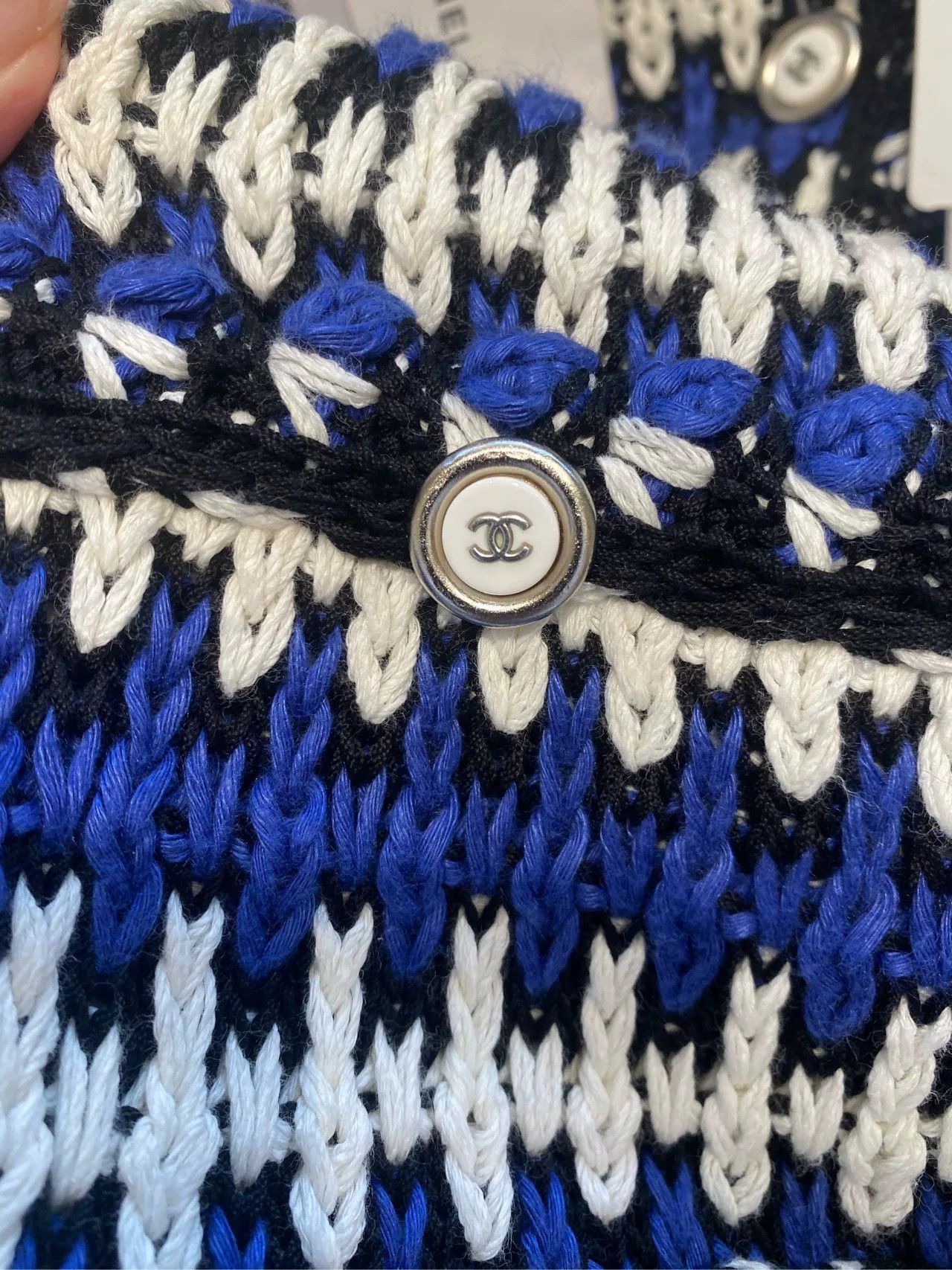 Chanel Chanel 21C Striped Knit Cardigan Size US XL / EU 56 / 4 - 7 Thumbnail