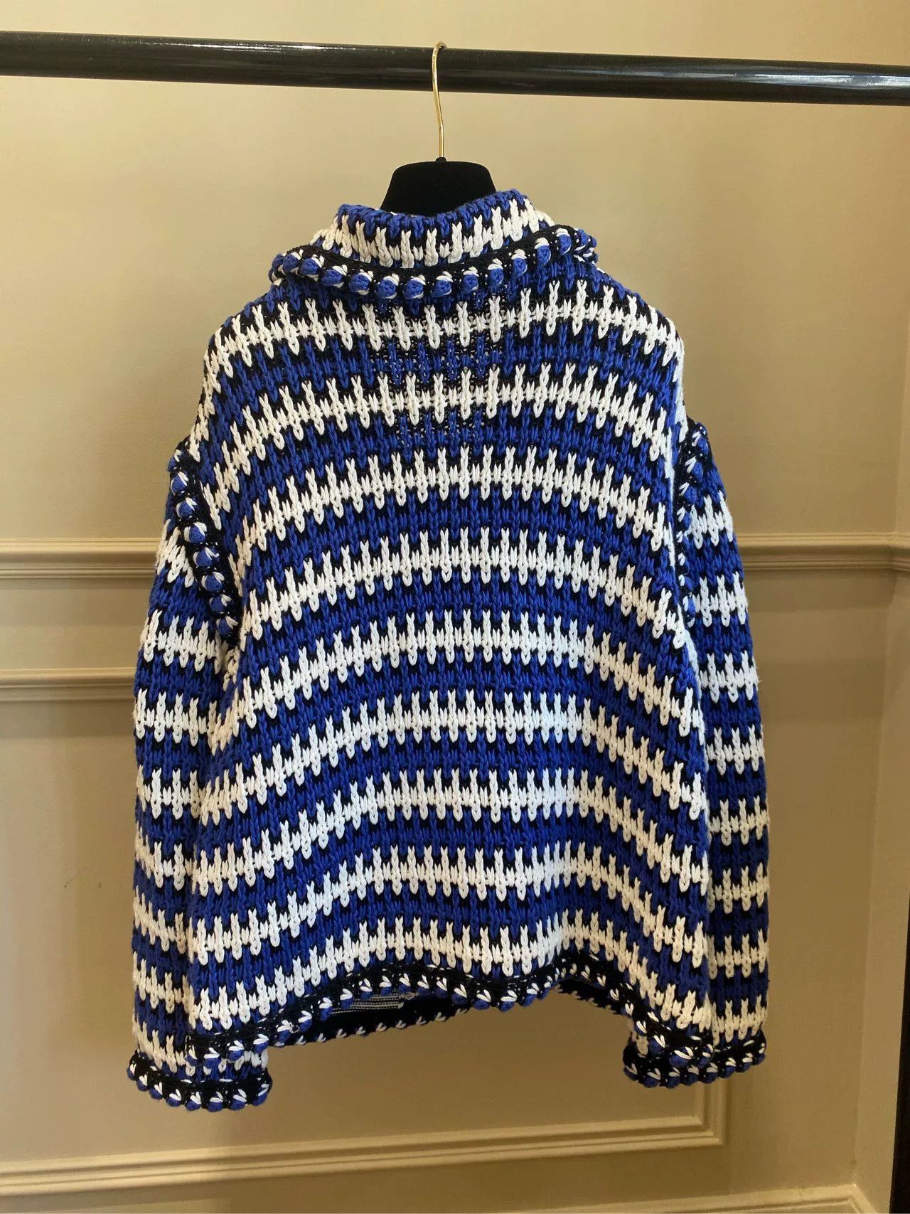 Chanel Chanel 21C Striped Knit Cardigan Size US XL / EU 56 / 4 - 2 Thumbnail