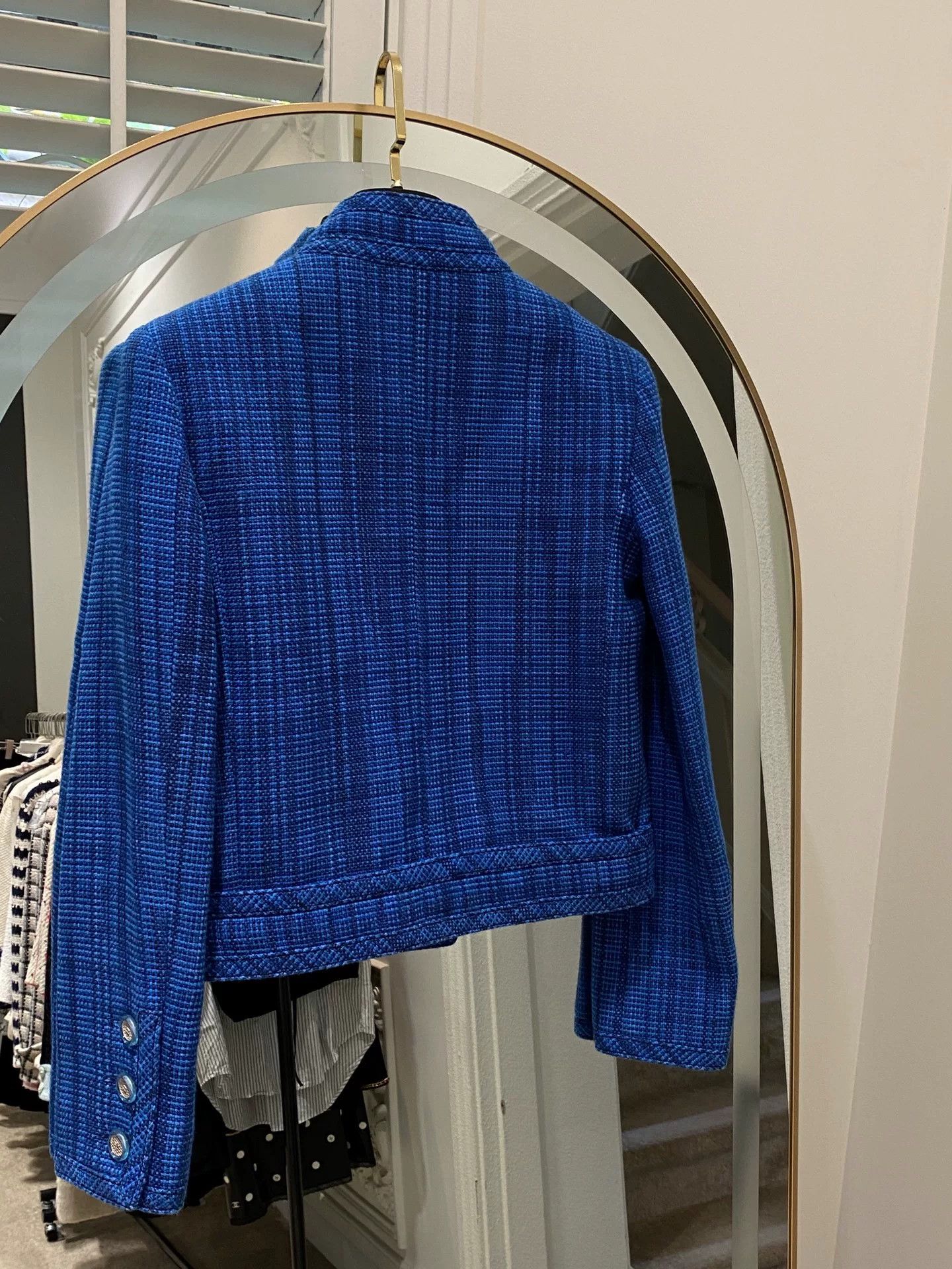 Chanel Chanel 2020 Blue Six-Pocket Jacket Size US S / EU 44-46 / 1 - 2 Thumbnail
