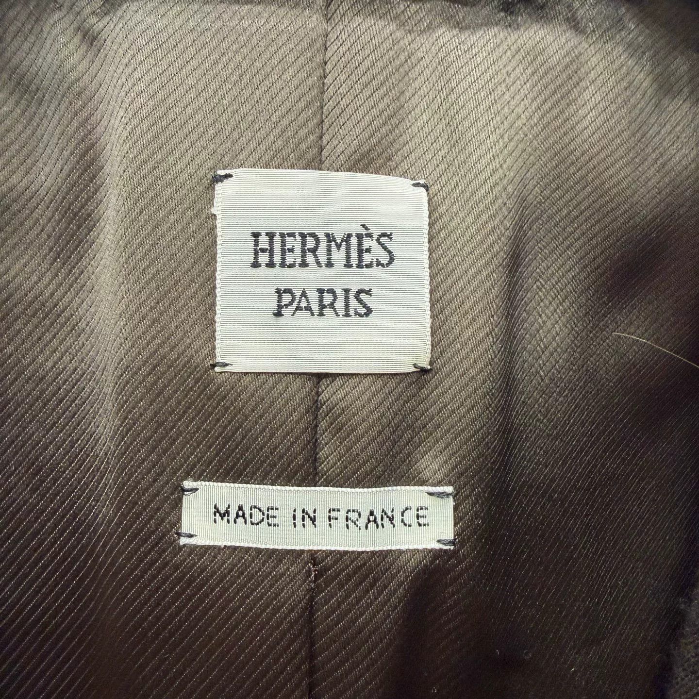 Hermes Hermes Wool Silk Blend Blazer Coat Size US S / EU 44-46 / 1 - 4 Thumbnail