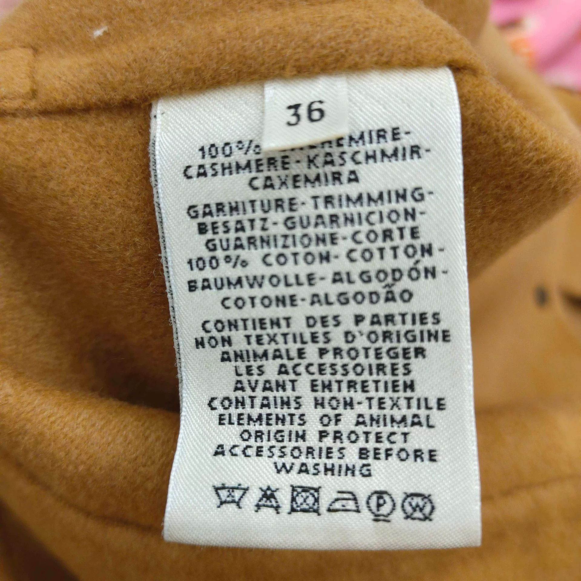 Hermes hermes removable cashmere shawl coat Size US S / EU 44-46 / 1 - 5 Thumbnail
