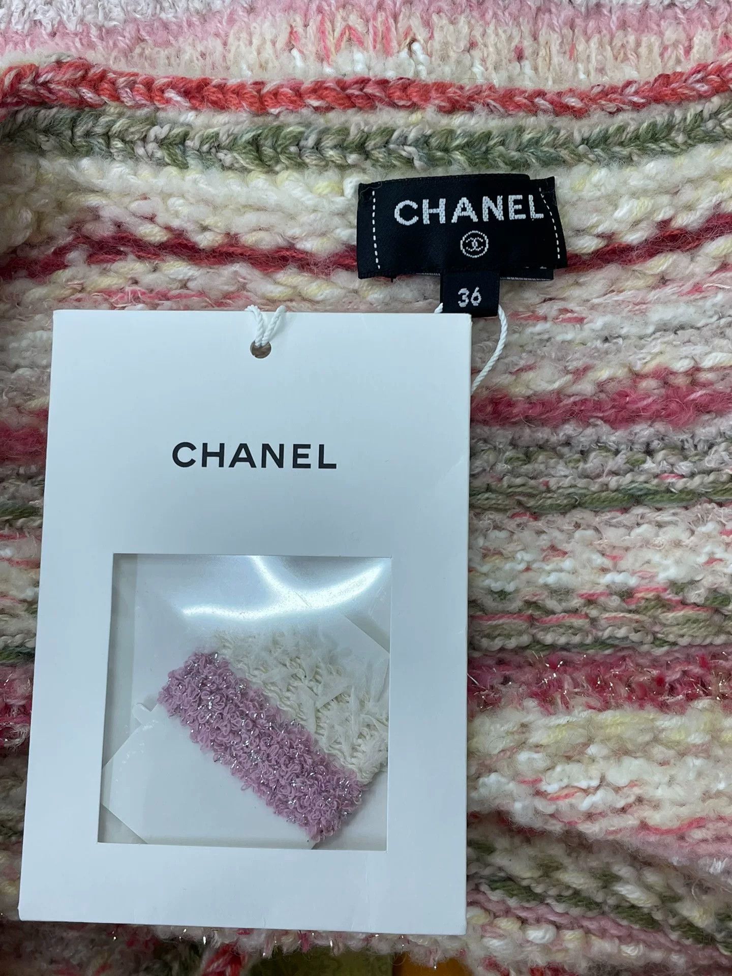 Chanel Chanel 24B Color Stripe Bow Vest Size US XS / EU 42 / 0 - 4 Thumbnail