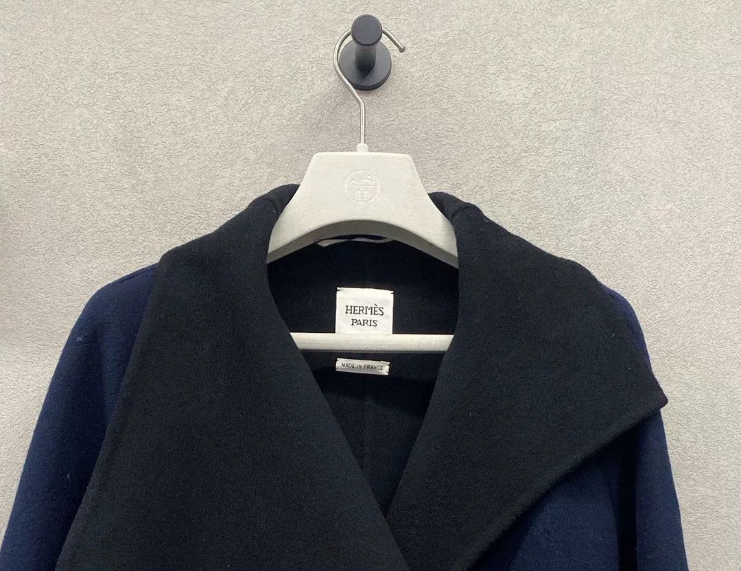 Hermes Hermès Double-Sided Cashmere Coat Size US M / EU 48-50 / 2 - 5 Thumbnail