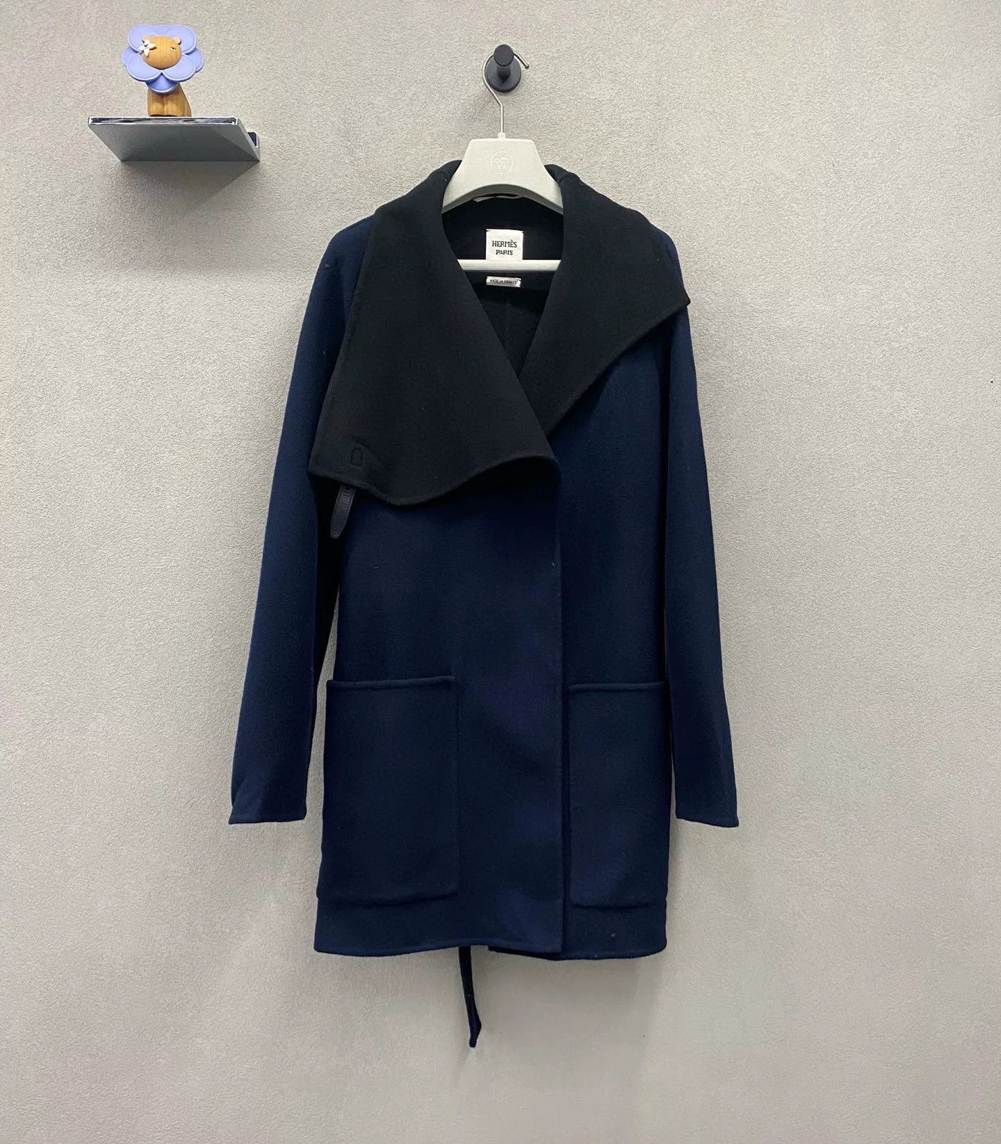 Hermes Hermès Double-Sided Cashmere Coat Size US M / EU 48-50 / 2 - 2 Thumbnail