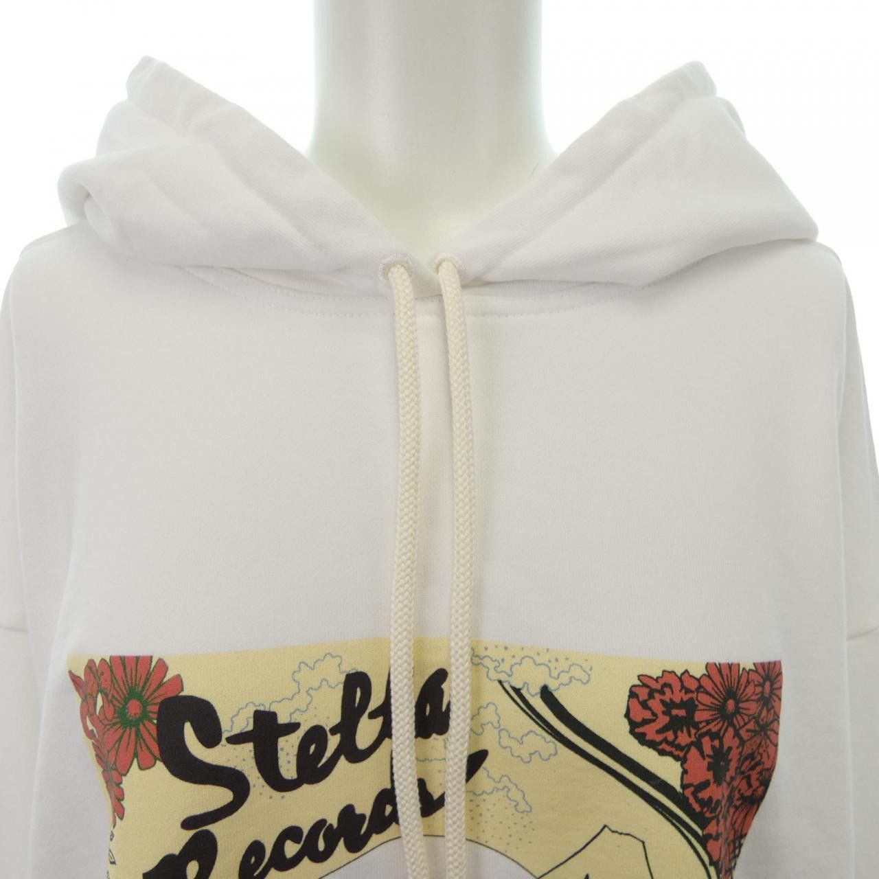 Stella McCartney Stella Mccartney Stella McCartney Record Hoodie Hoodie Cotton Sweatshirts & Hoodies DUTY FREE for USA Size ONE SIZE - 5 Thumbnail
