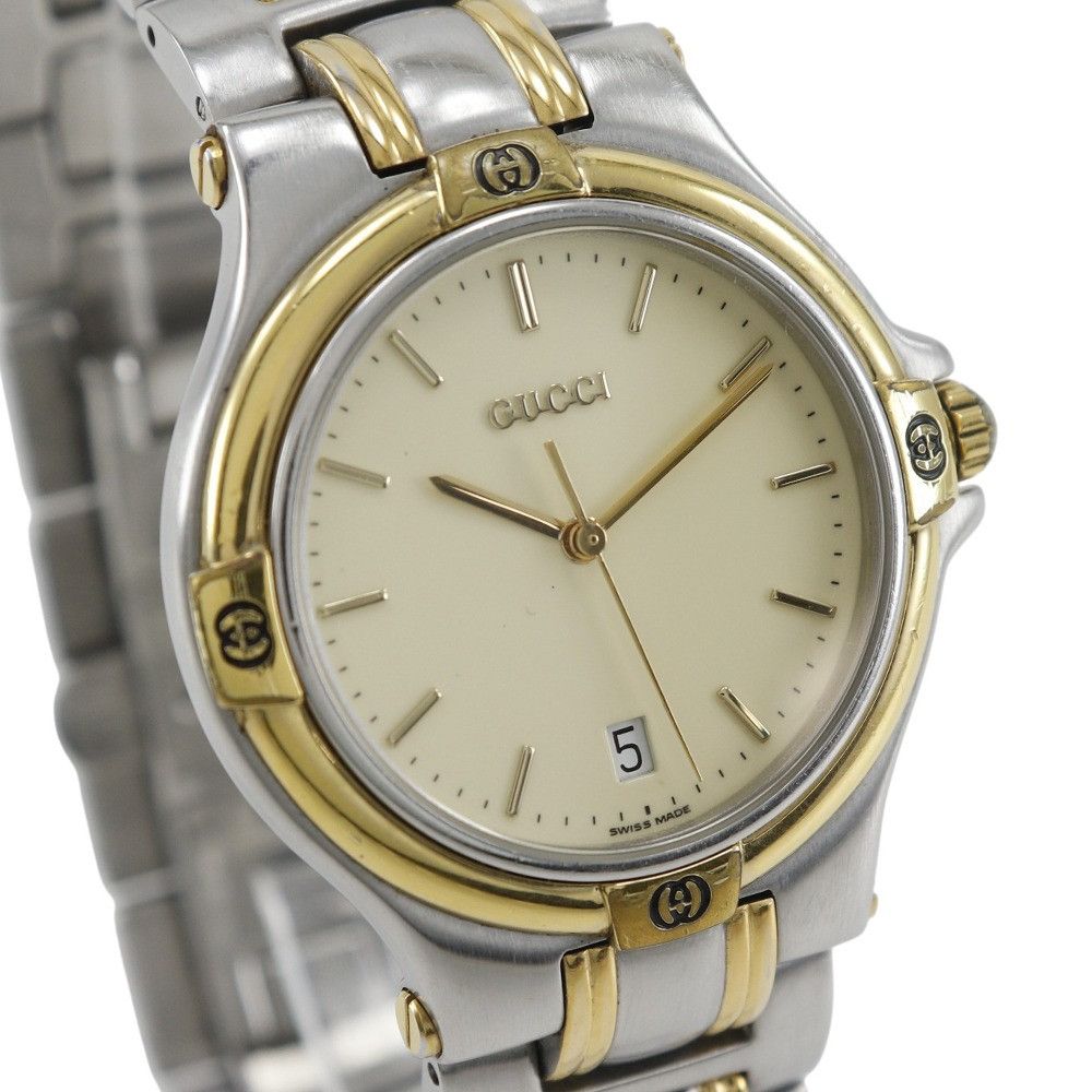 Gucci Gucci Gucci 9040M Stainless Steel Metal Quartz 9040M DUTY FREE for USA Size ONE SIZE - 3 Thumbnail