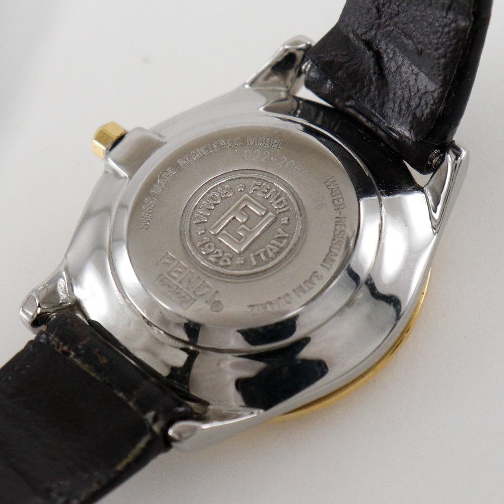 Fendi Fendi Fendi Gold Plated Stainless Steel Watch Metal Quartz 2000L DUTY FREE for USA Size ONE SIZE - 6 Thumbnail