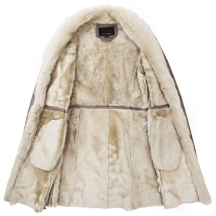 Other Other NORTH BEACH Shearling Coat Natural Material Outerwear DUTY FREE for USA Size ONE SIZE - 9 Thumbnail