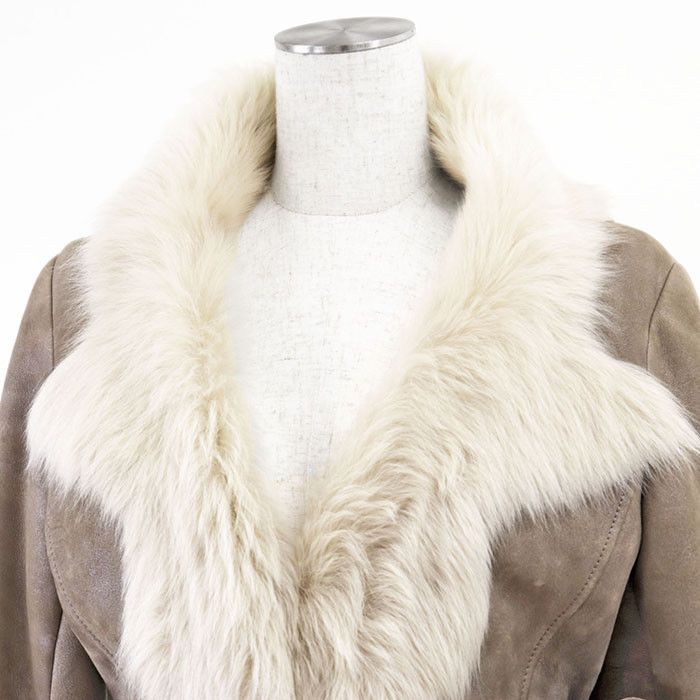 Other Other NORTH BEACH Shearling Coat Natural Material Outerwear DUTY FREE for USA Size ONE SIZE - 2 Thumbnail