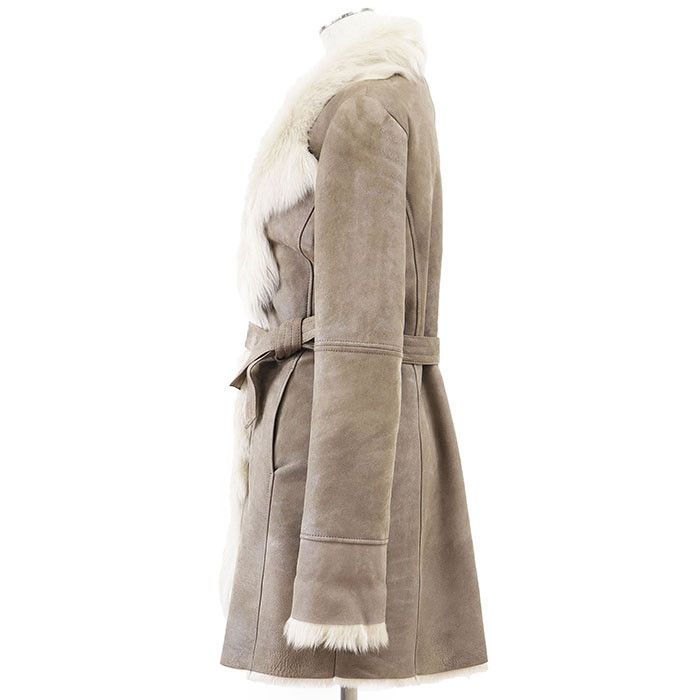Other Other NORTH BEACH Shearling Coat Natural Material Outerwear DUTY FREE for USA Size ONE SIZE - 5 Thumbnail