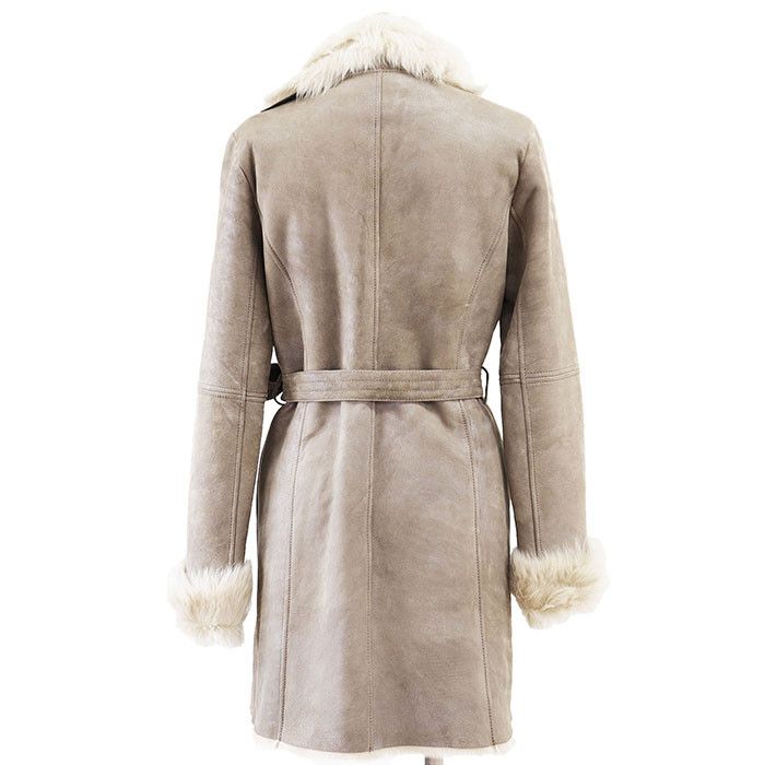 Other Other NORTH BEACH Shearling Coat Natural Material Outerwear DUTY FREE for USA Size ONE SIZE - 8 Thumbnail