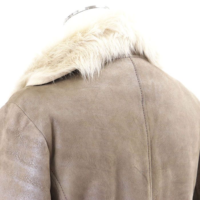 Other Other NORTH BEACH Shearling Coat Natural Material Outerwear DUTY FREE for USA Size ONE SIZE - 12 Thumbnail