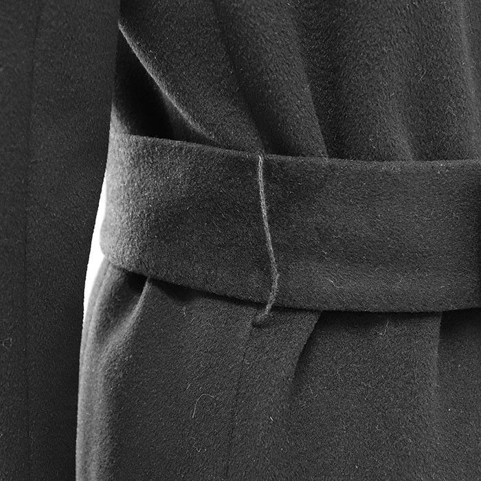 Gucci Gucci Gucci Melton Coat Wool Cashmere Long Coat Leather Outerwear DUTY FREE for USA Size ONE SIZE - 13 Thumbnail