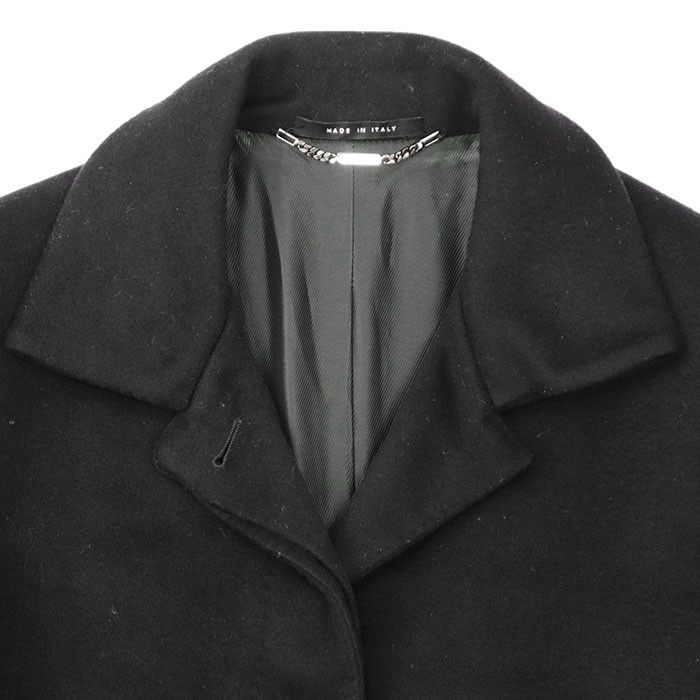 Gucci Gucci Gucci Melton Coat Wool Cashmere Long Coat Leather Outerwear DUTY FREE for USA Size ONE SIZE - 11 Thumbnail