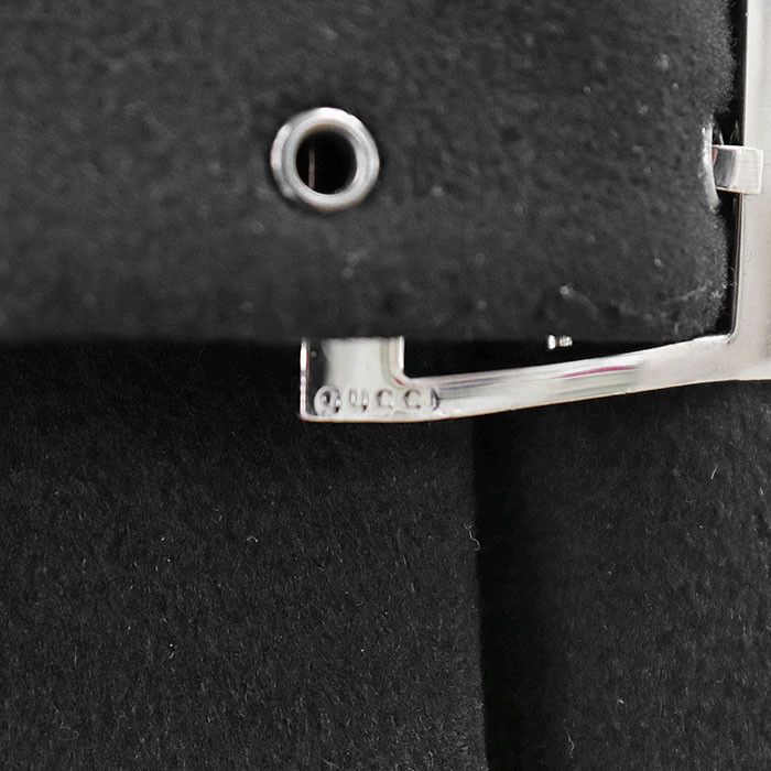Gucci Gucci Gucci Melton Coat Wool Cashmere Long Coat Leather Outerwear DUTY FREE for USA Size ONE SIZE - 12 Thumbnail