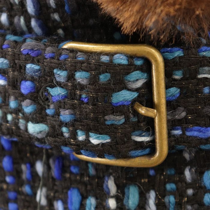 Other Other Dries Van Noten Wool Rabbit Fur Long Coat Natural Material Outerwear DUTY FREE for USA Size ONE SIZE - 14 Thumbnail