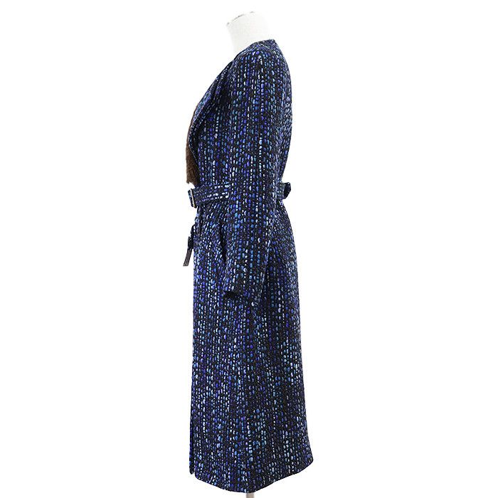 Other Other Dries Van Noten Wool Rabbit Fur Long Coat Natural Material Outerwear DUTY FREE for USA Size ONE SIZE - 5 Thumbnail