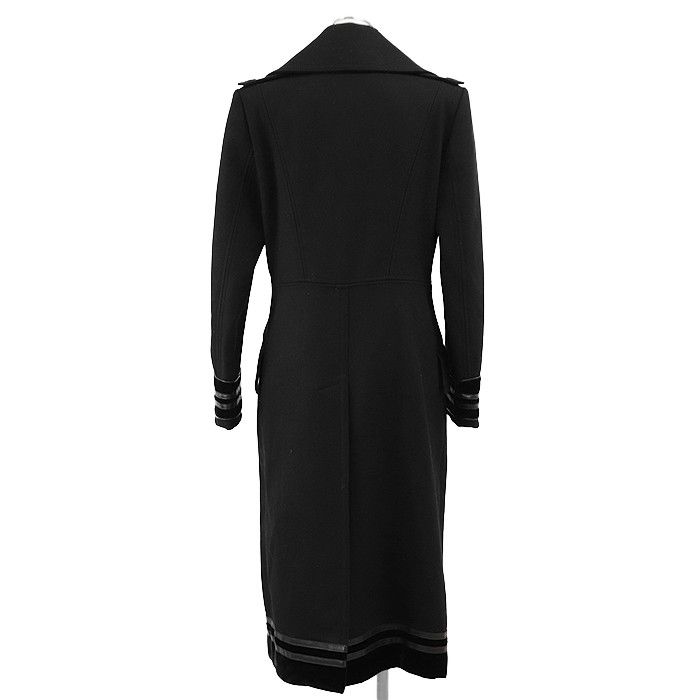 Gucci Gucci Gucci Wool Velour Leather Trench Coat Leather Outerwear DUTY FREE for USA Size ONE SIZE - 6 Thumbnail