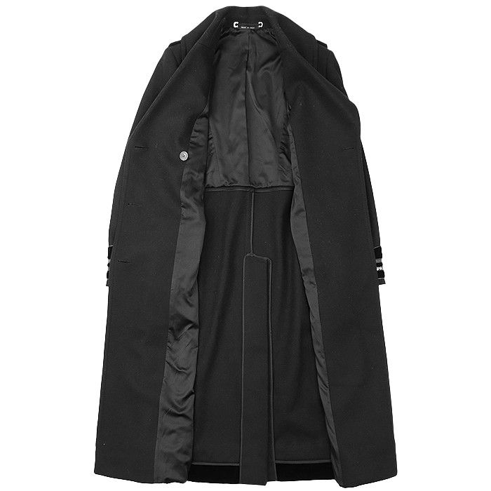 Gucci Gucci Gucci Wool Velour Leather Trench Coat Leather Outerwear DUTY FREE for USA Size ONE SIZE - 7 Thumbnail