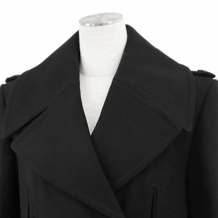 Gucci Gucci Gucci Wool Velour Leather Trench Coat Leather Outerwear DUTY FREE for USA Size ONE SIZE - 2 Thumbnail