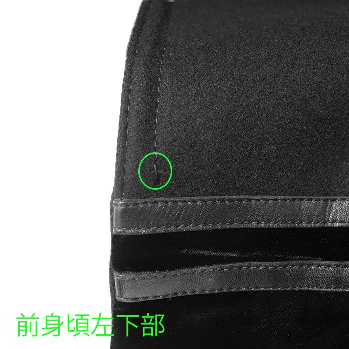 Gucci Gucci Gucci Wool Velour Leather Trench Coat Leather Outerwear DUTY FREE for USA Size ONE SIZE - 9 Thumbnail