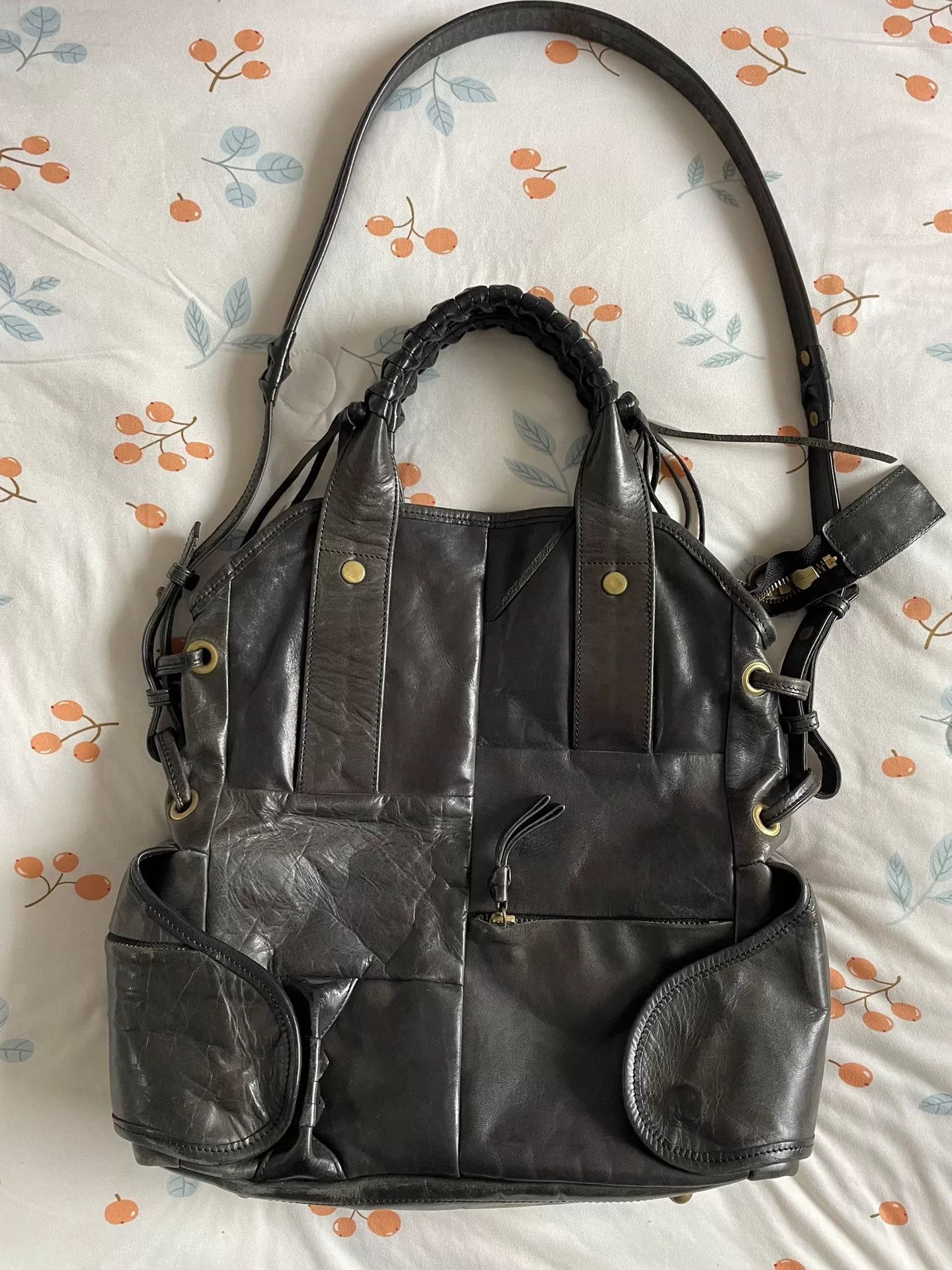 Berluti corneliani leather handbag crossbody bag Size ONE SIZE - 2 Thumbnail