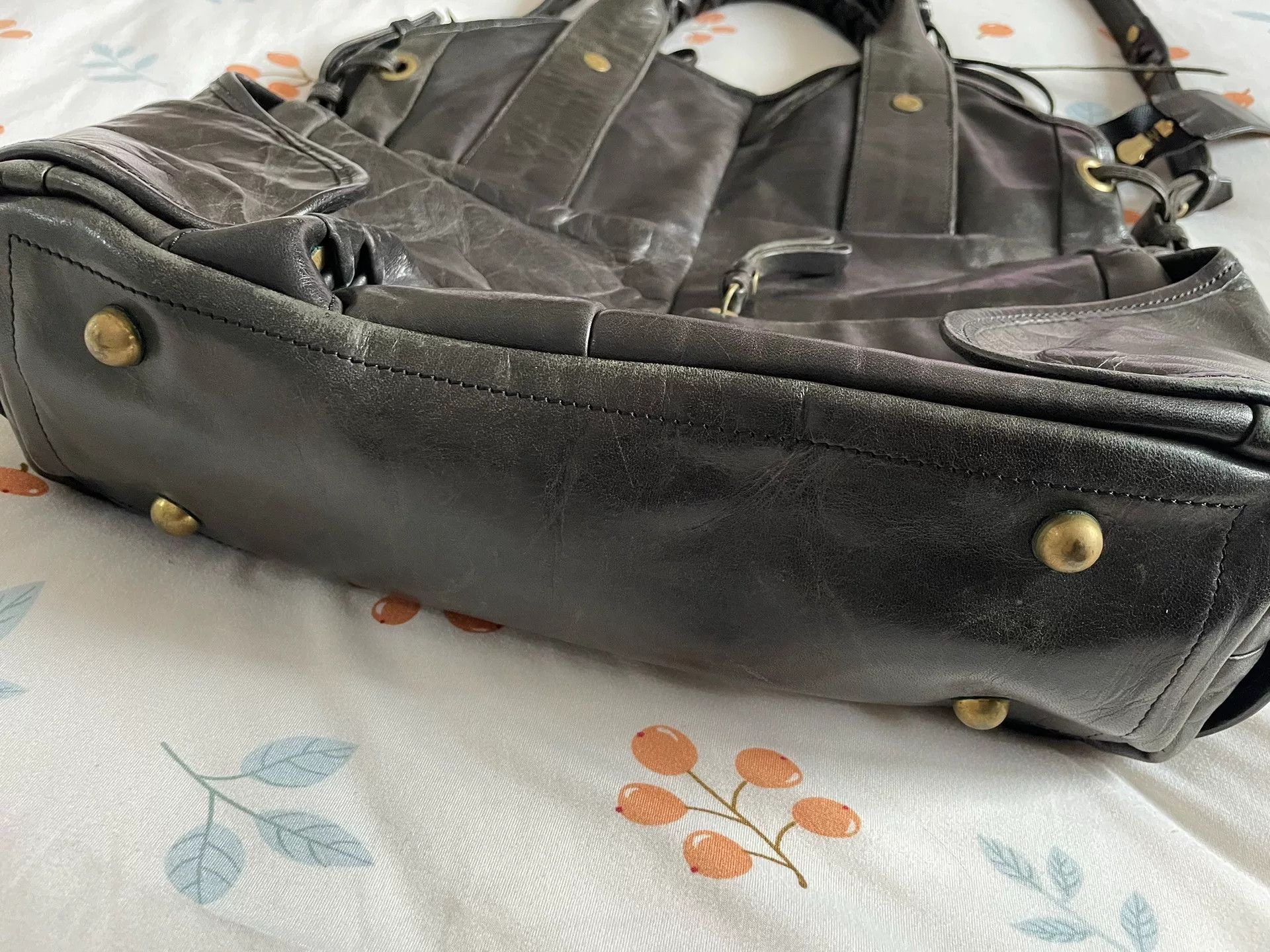 Berluti corneliani leather handbag crossbody bag Size ONE SIZE - 4 Thumbnail