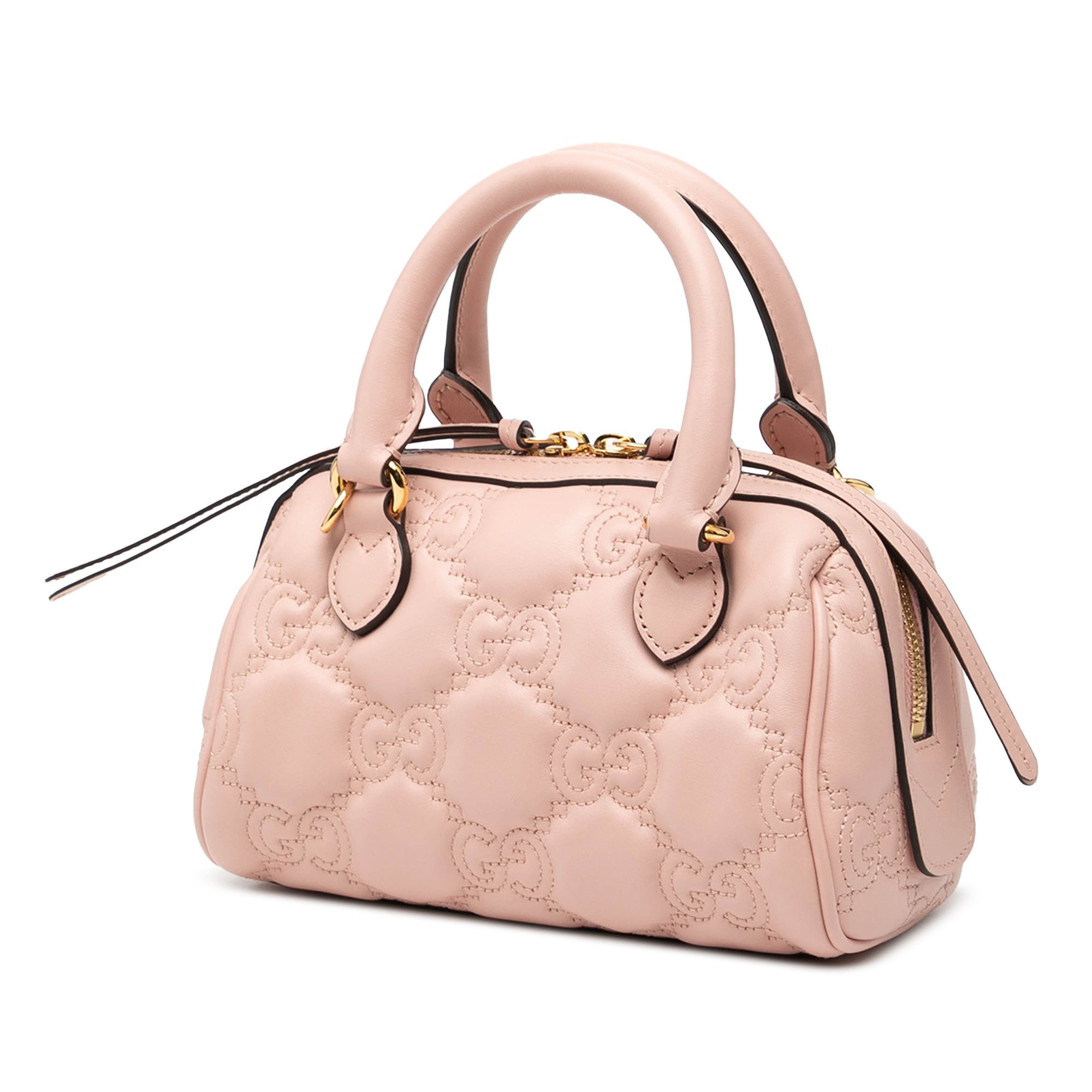 Gucci Gucci Mini GG Marmont Matelasse Leather Satchel Size ONE SIZE - 2 Thumbnail