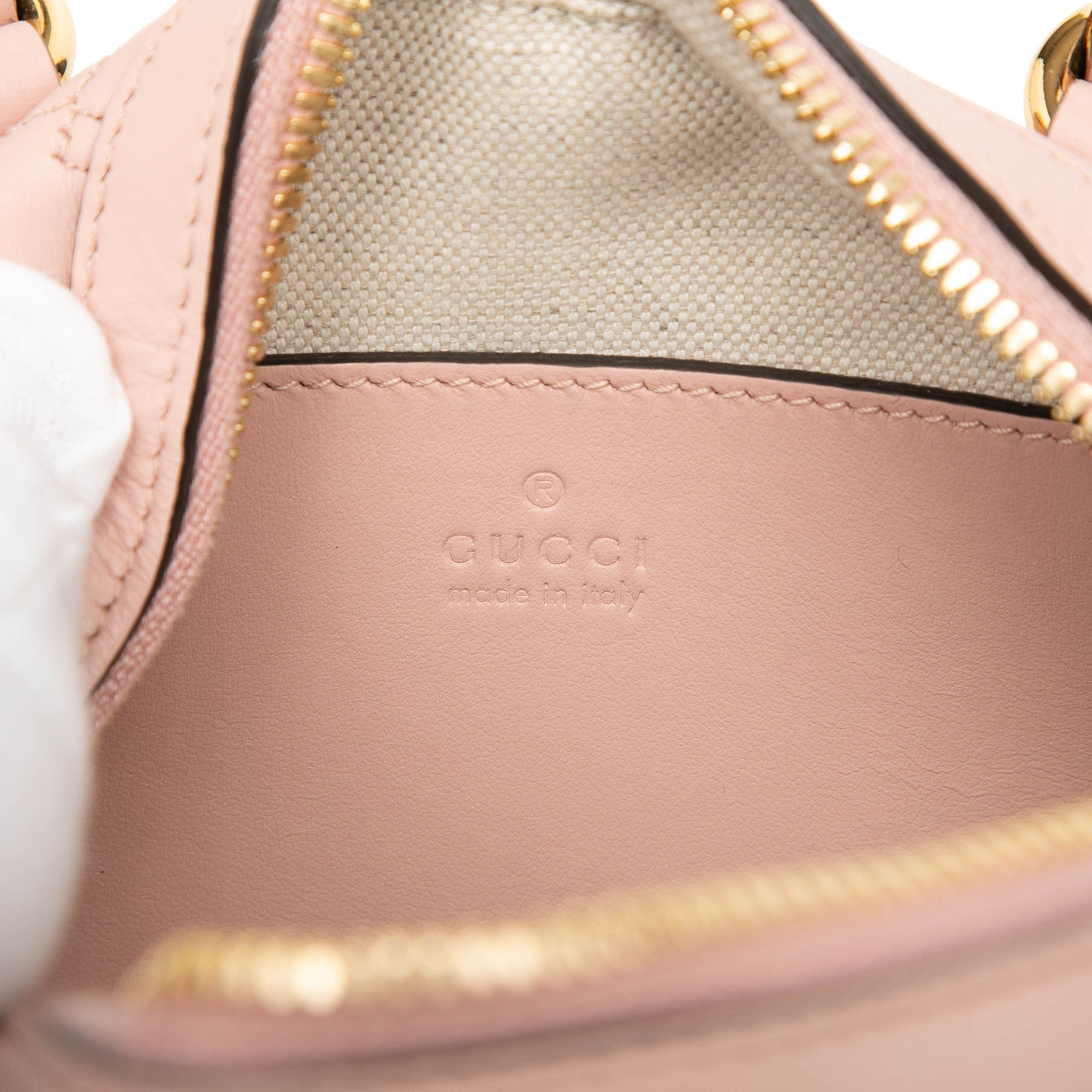 Gucci Gucci Mini GG Marmont Matelasse Leather Satchel Size ONE SIZE - 5 Thumbnail