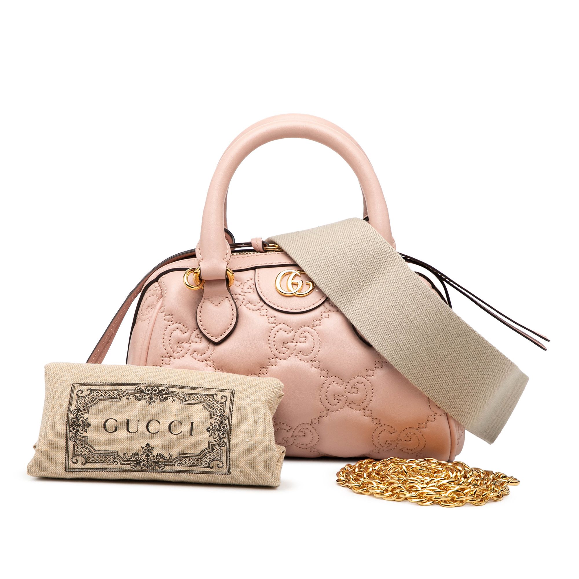 Gucci Gucci Mini GG Marmont Matelasse Leather Satchel Size ONE SIZE - 8 Thumbnail