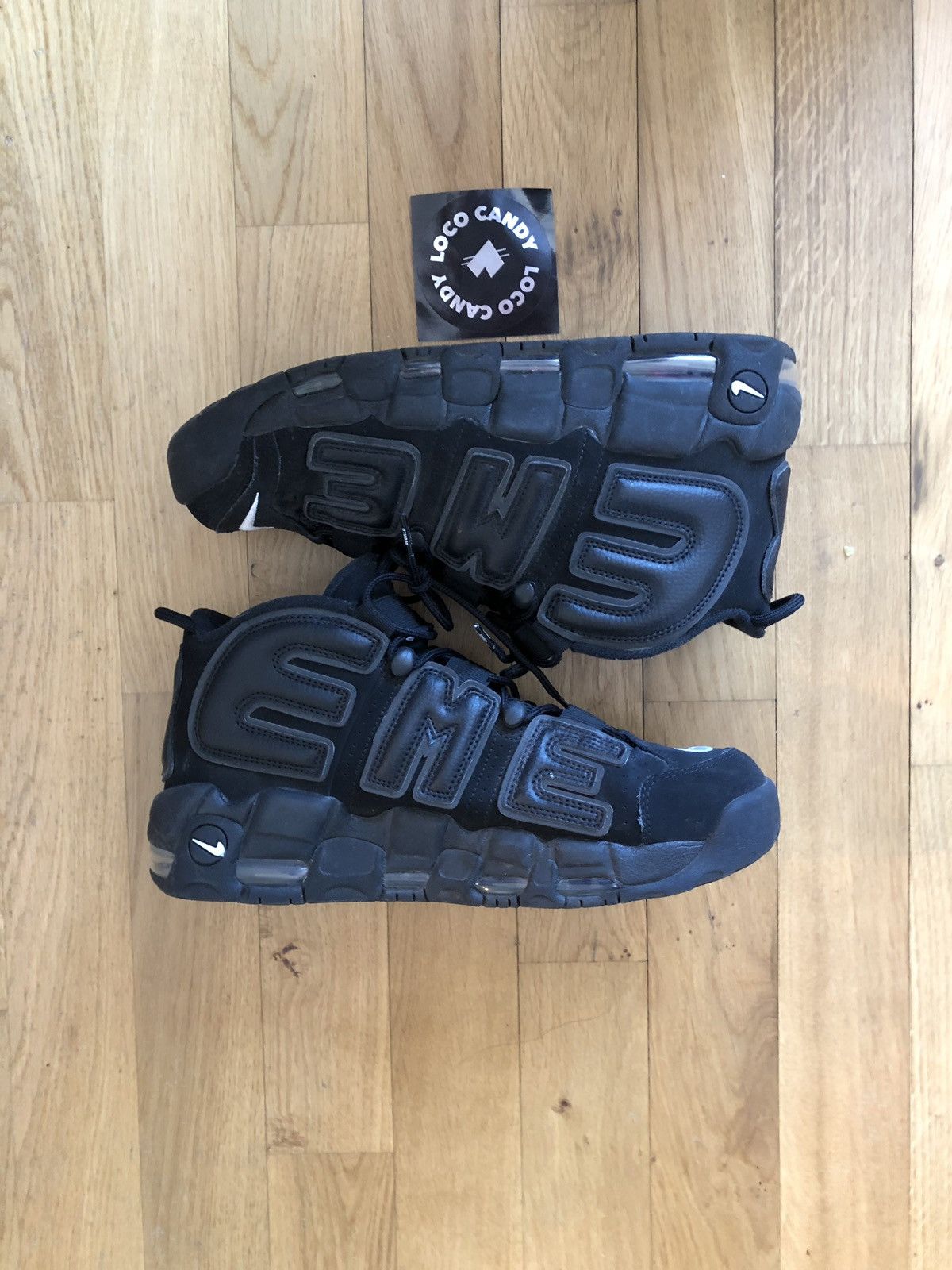 Nike × Supreme Nike Supreme Uptempo Black | Grailed
