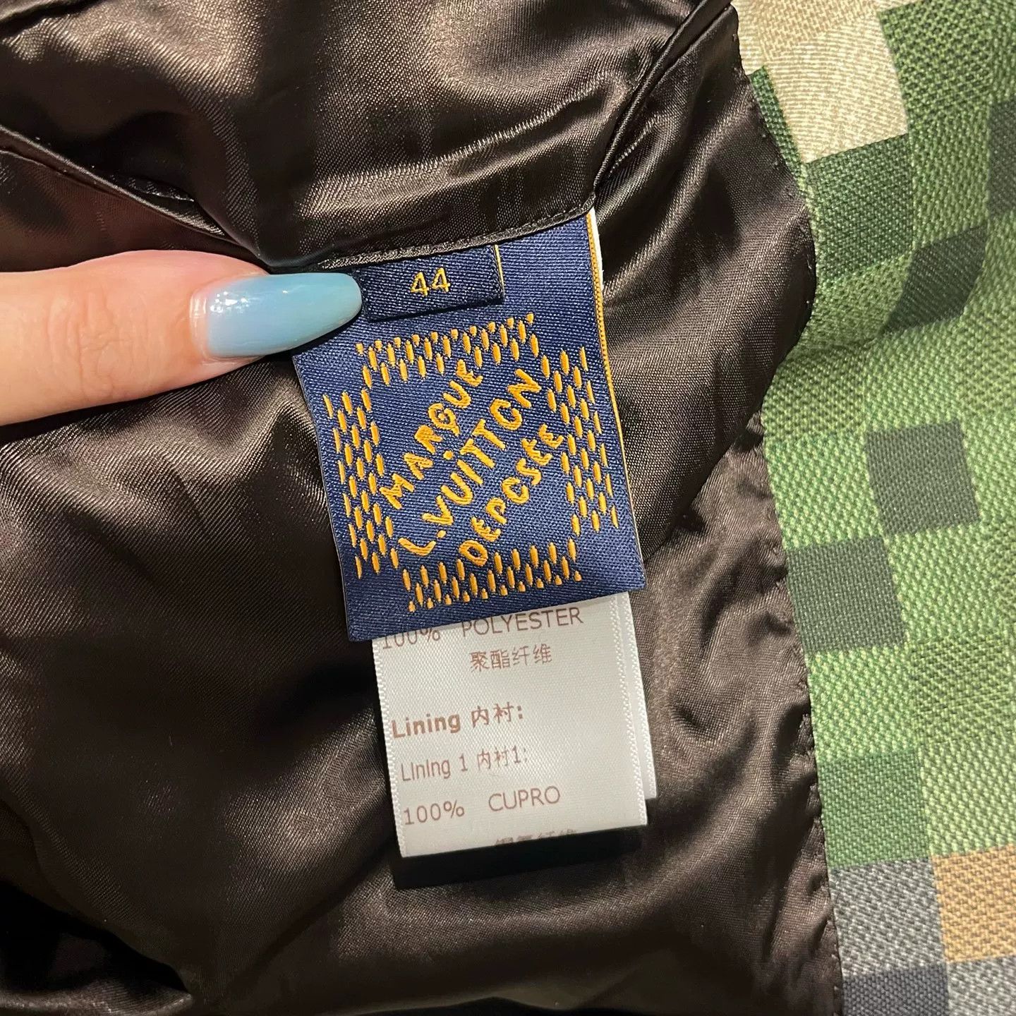 Louis Vuitton Louis Vuitton Camo Check Casual Blazer Size US L / EU 52-54 / 3 - 3 Thumbnail
