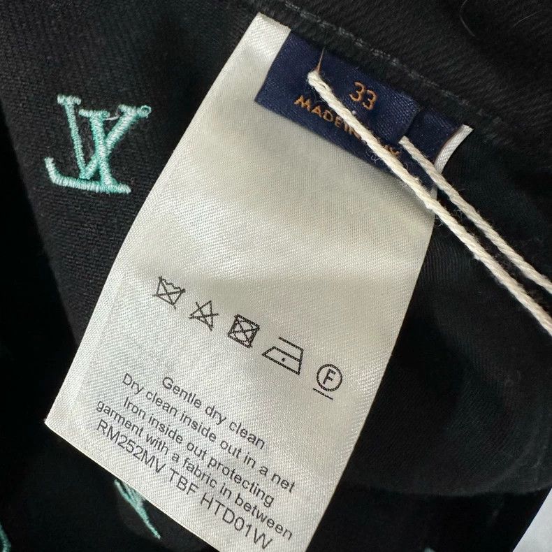 Louis Vuitton Louis Vuitton Monogram Embroidered Jeans Size US 33 - 6 Thumbnail