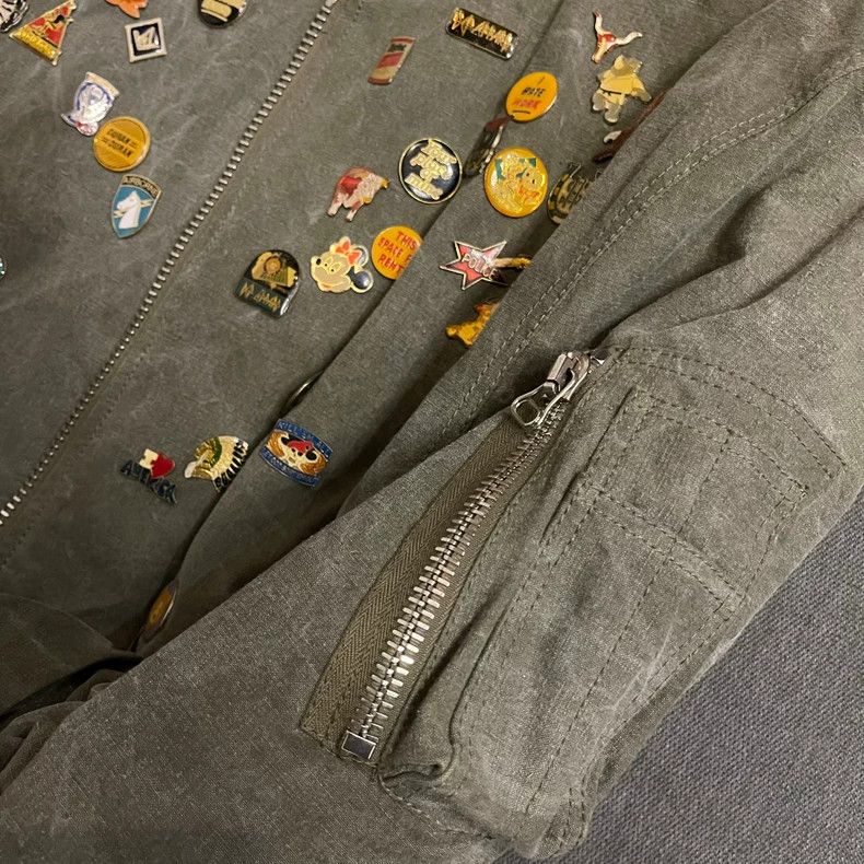 READYMADE Readymade MA1 Bomber Jacket with Patches Size US L / EU 52-54 / 3 - 2 Thumbnail