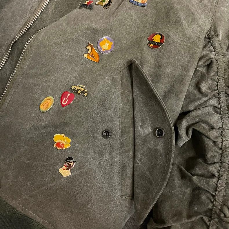 READYMADE Readymade MA1 Bomber Jacket with Patches Size US L / EU 52-54 / 3 - 3 Thumbnail