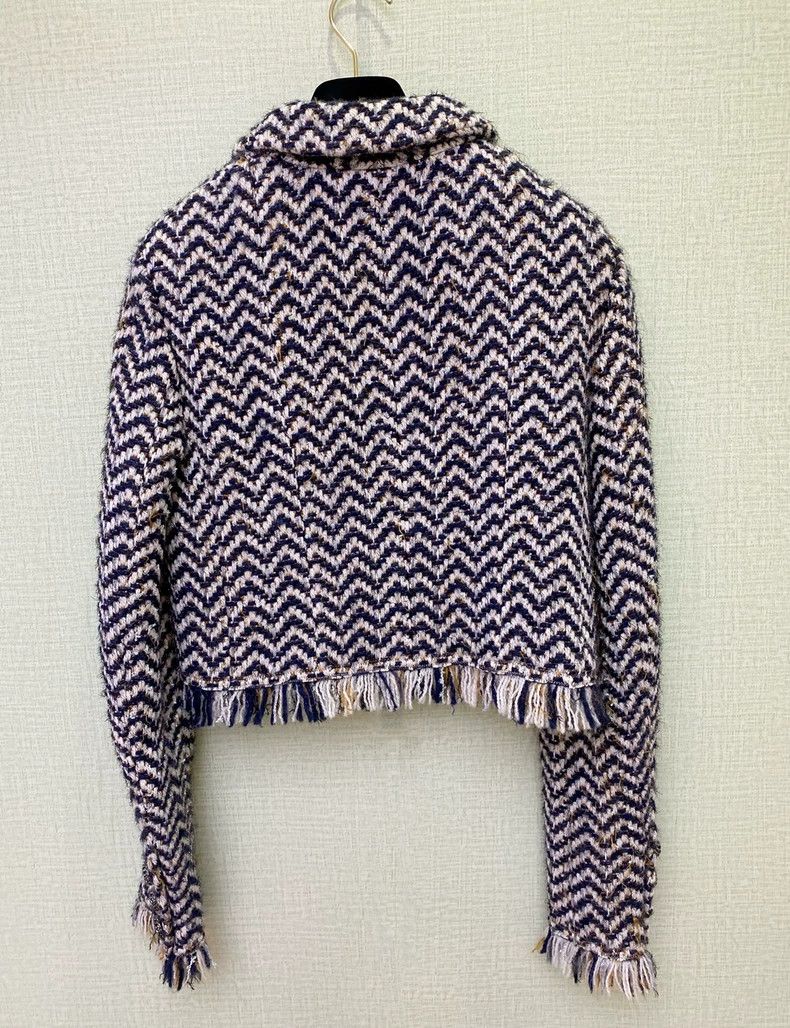Chanel Chanel Colorblock Fringe Short Jacket Size US M / EU 48-50 / 2 - 2 Thumbnail