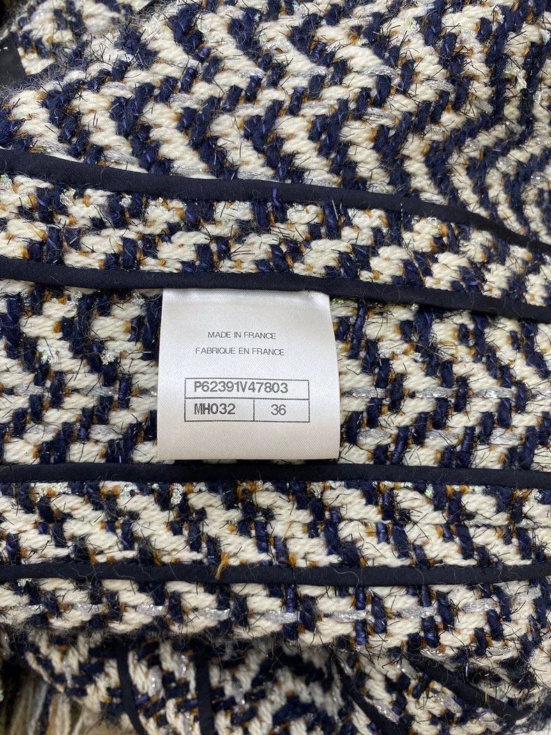 Chanel Chanel Colorblock Fringe Short Jacket Size US M / EU 48-50 / 2 - 5 Thumbnail