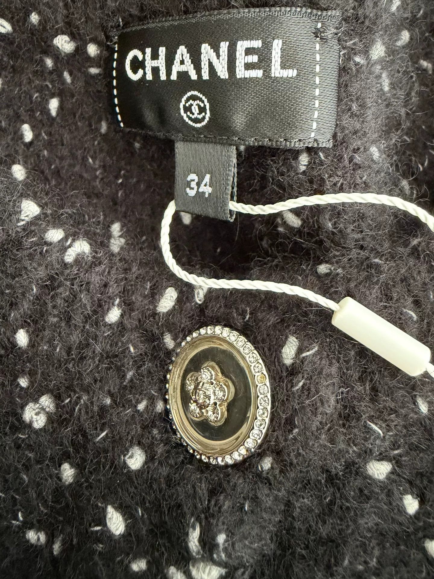 Chanel Chanel Black White Knit Dress 34 Size US 34 / EU 50 - 4 Thumbnail