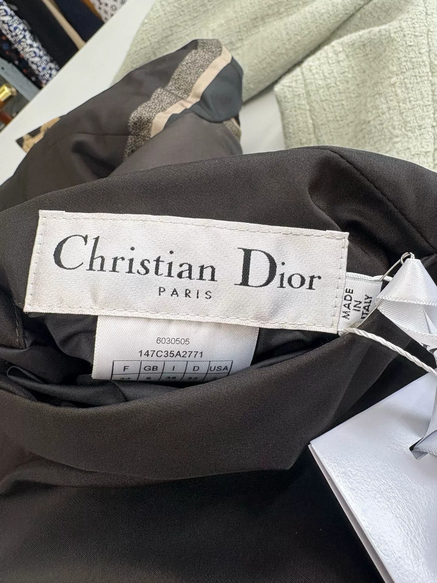 Dior dior black houndstooth reversible jacket size 34 Size US S / EU 44-46 / 1 - 3 Thumbnail