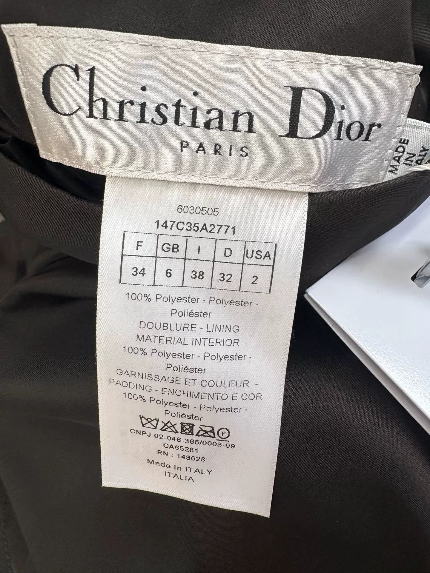 Dior dior black houndstooth reversible jacket size 34 Size US S / EU 44-46 / 1 - 4 Thumbnail