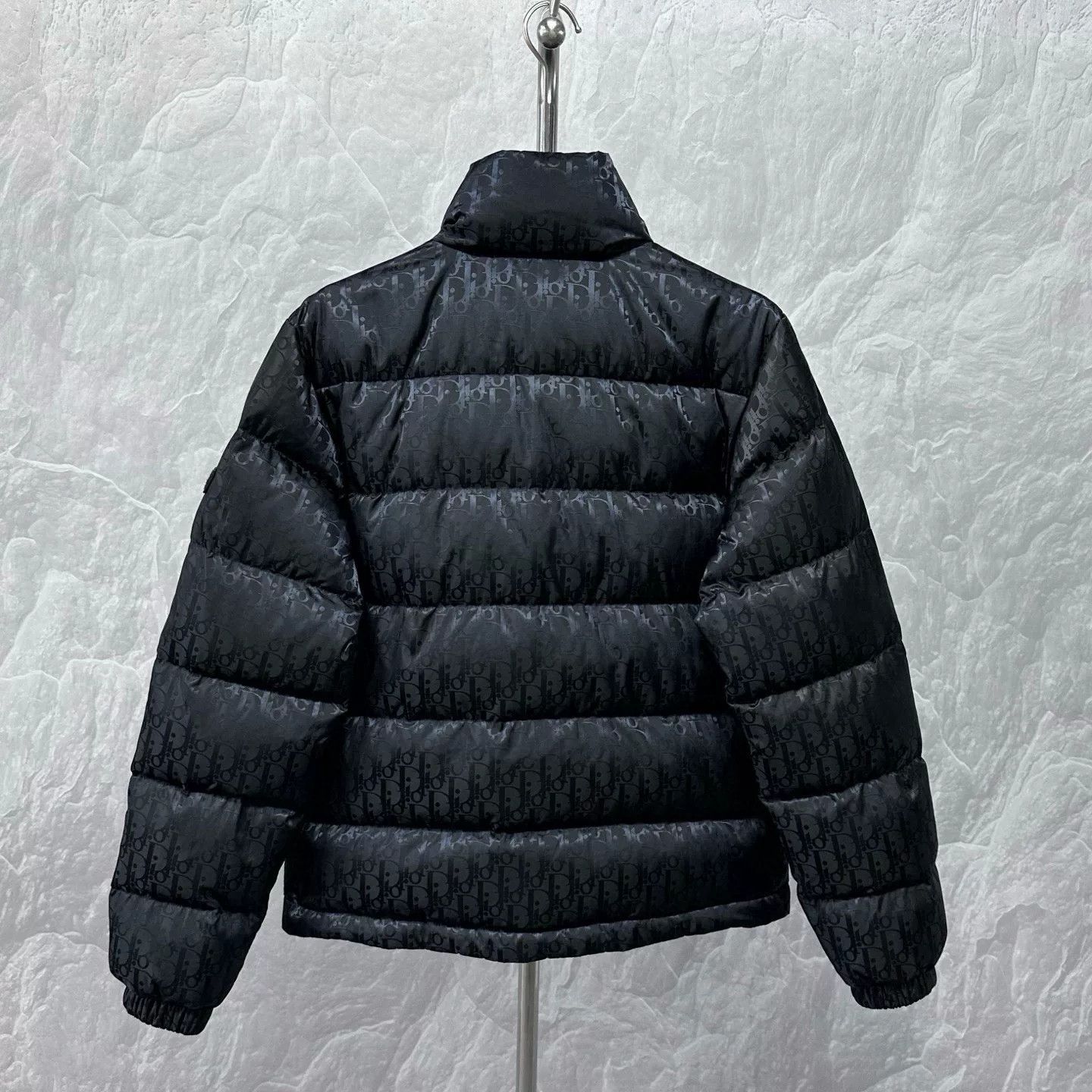 Dior Dior Stand Collar Logo Puffer Jacket Size US XL / EU 56 / 4 - 4 Thumbnail